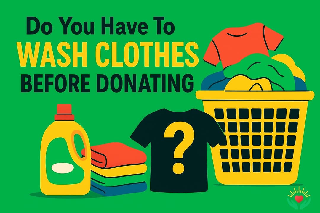 Do You Have To Wash Clothes Before Donating