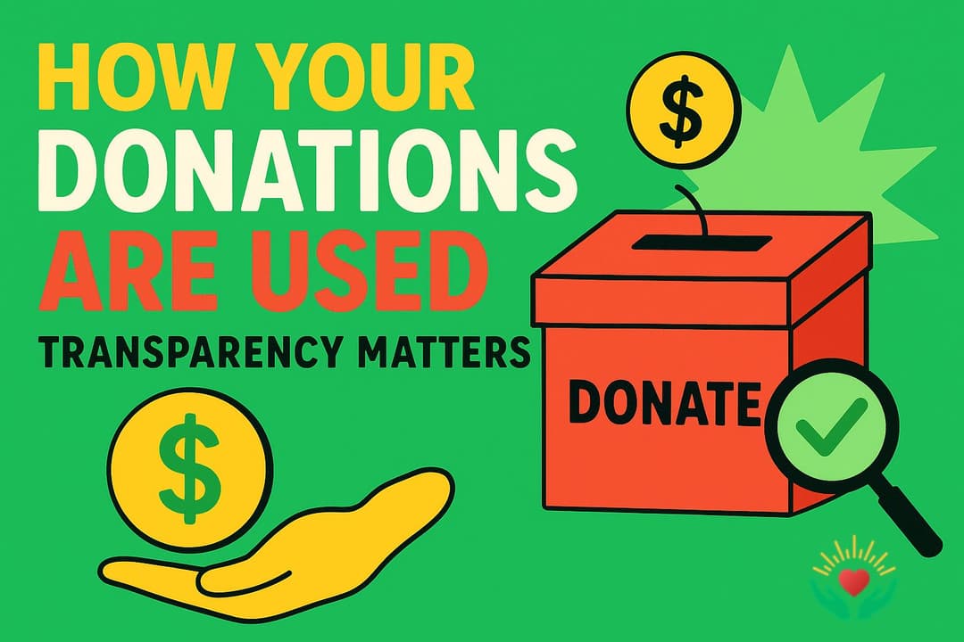 How Your Donations Are Used – Transparency Matters