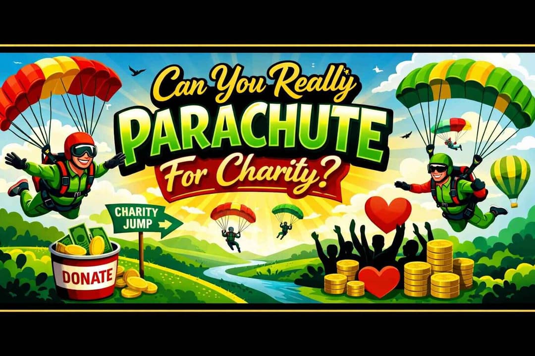 Can You Really Parachute For Charity