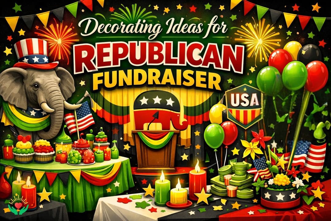 Decorating Ideas for Republican Fundraiser
