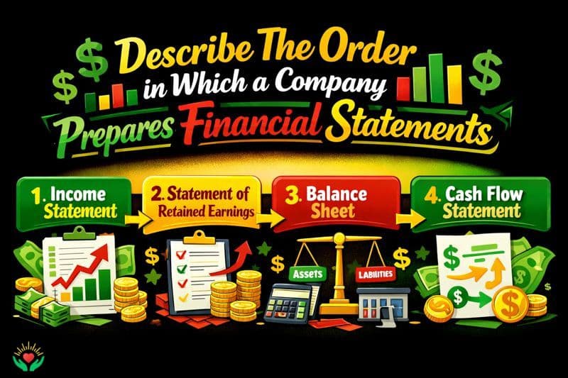 Describe The Order in Which a Company Prepares Financial Statements