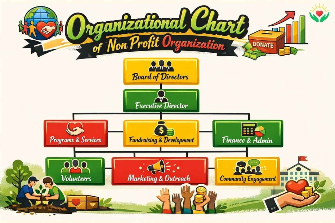 Organizational Chart Of Non Profit Organization
