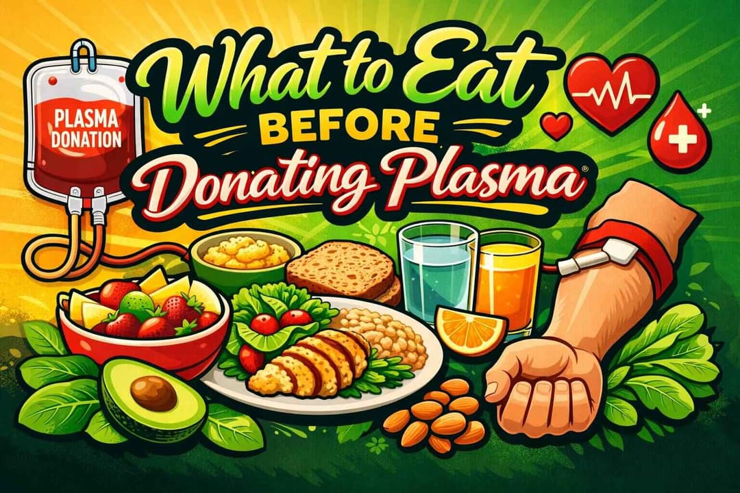 What to Eat Before Donating Plasma